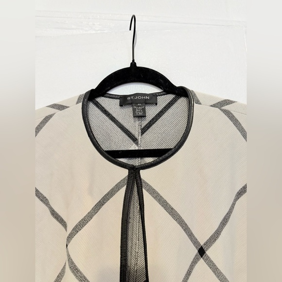 ST JOHNS leather trim poncho - Picture 2 of 4